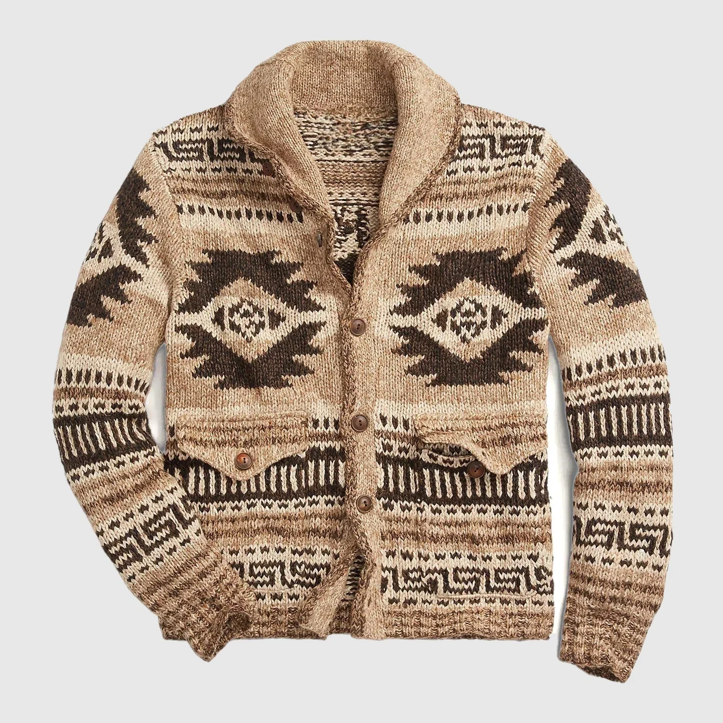 Felix Grant Aztec Knit Cardigan