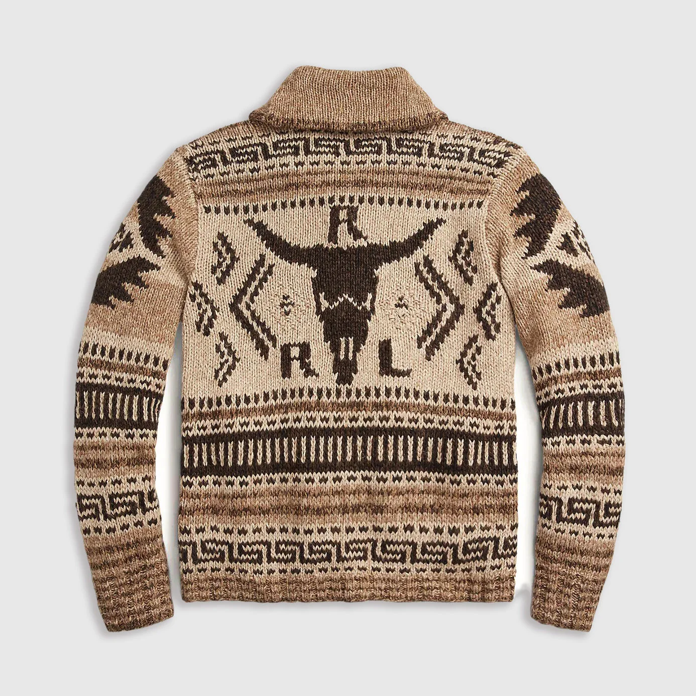 Felix Grant Aztec Knit Cardigan - Image 2