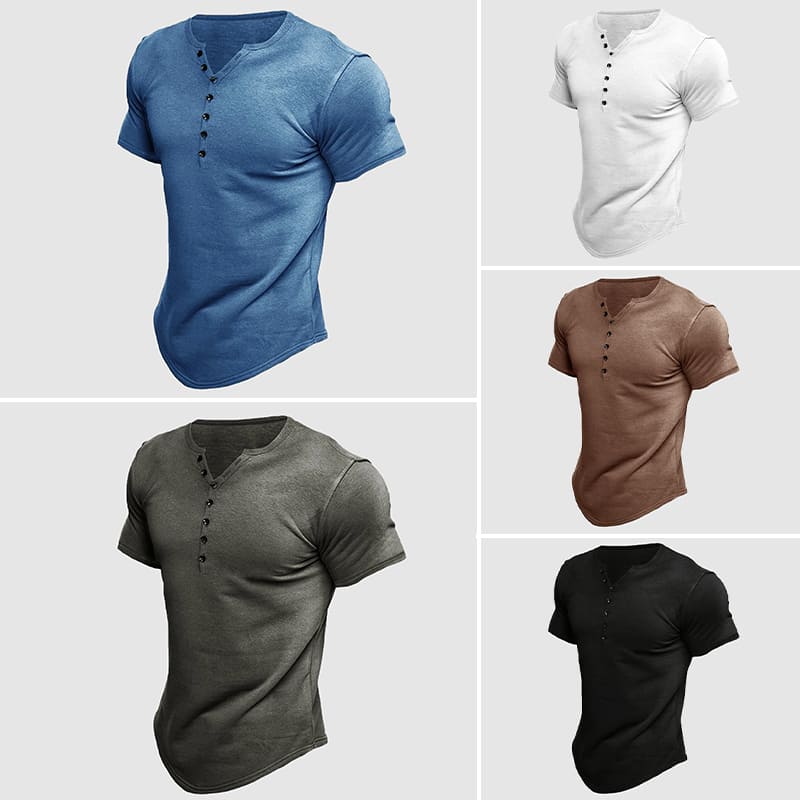 Felix Grant Boss Henley T-Shirt - Image 6