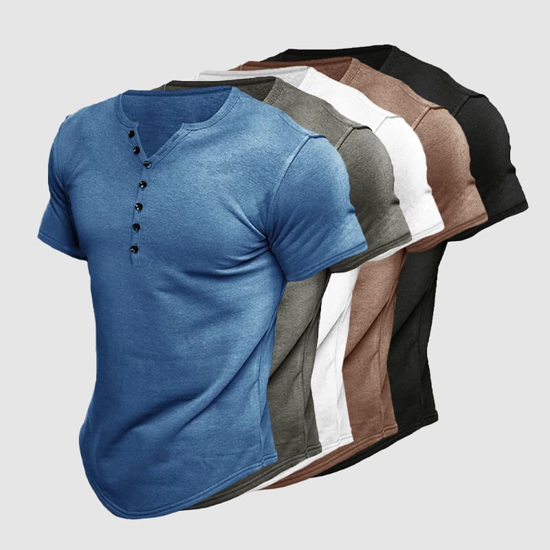 Felix Grant Boss Henley T-Shirt - Image 7