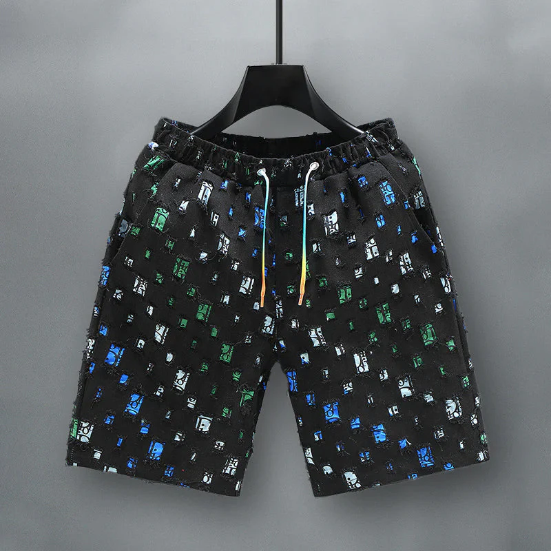 Felix Grant Colorful Denim Shorts - Image 3