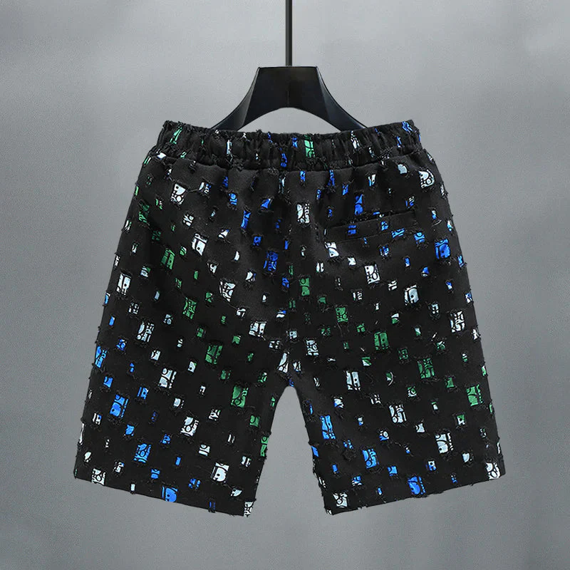 Felix Grant Colorful Denim Shorts - Image 4