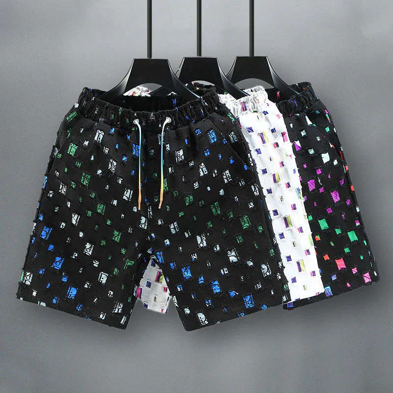 Felix Grant Colorful Denim Shorts - Image 6