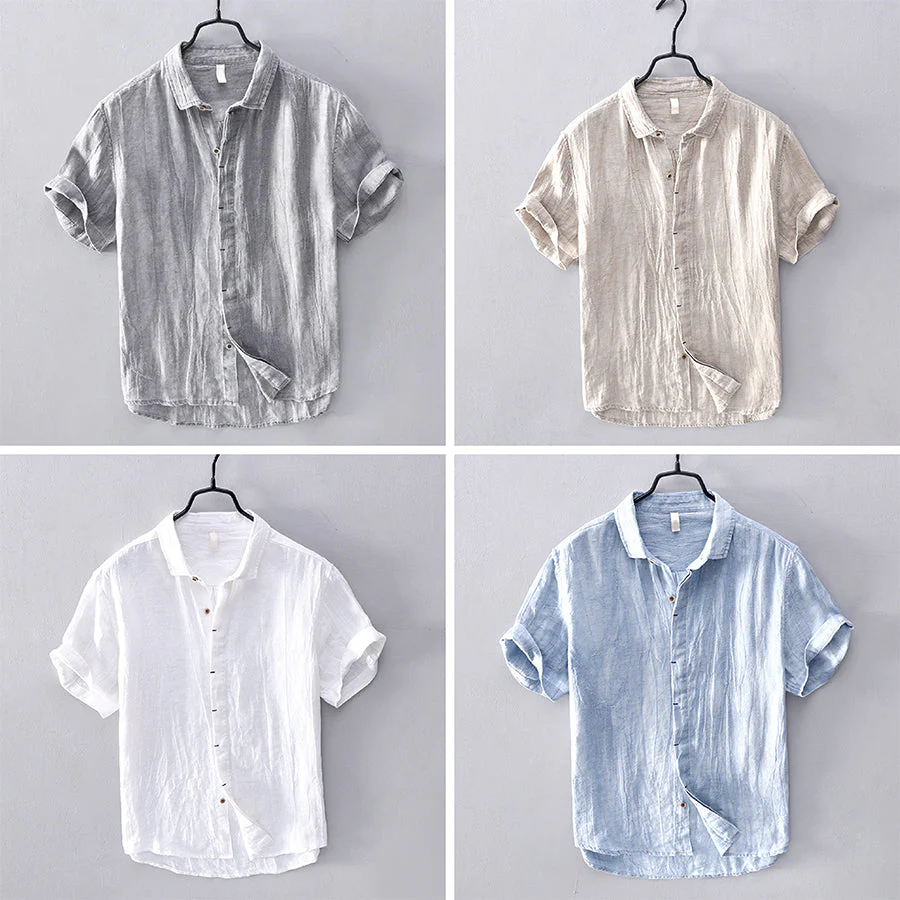 Felix Grant Coral Bay Linen Shirt - Image 5