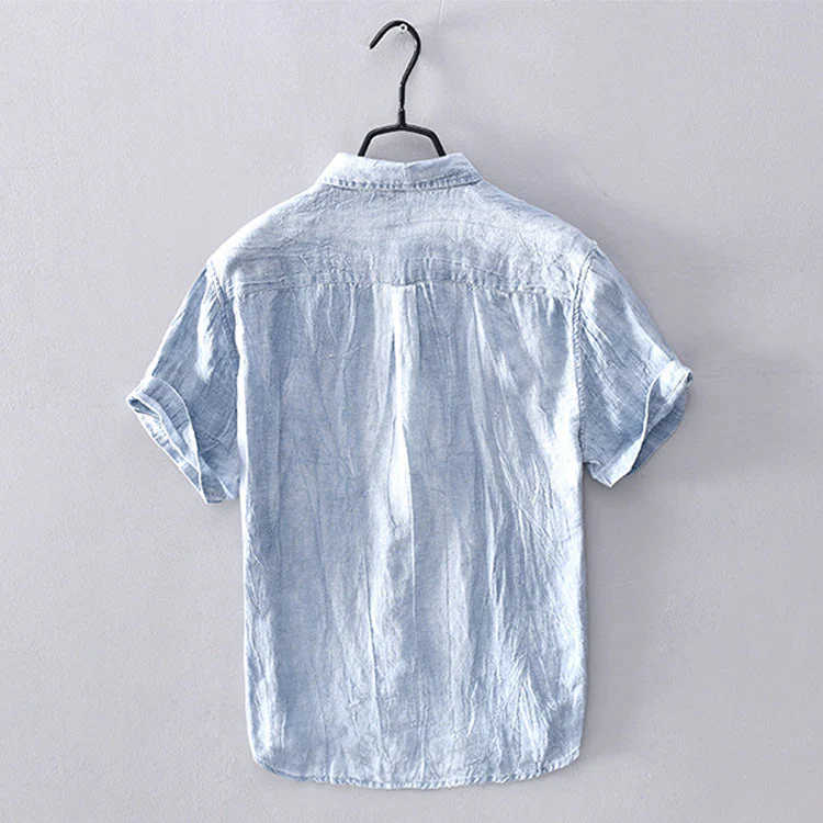 Felix Grant Coral Bay Linen Shirt - Image 7
