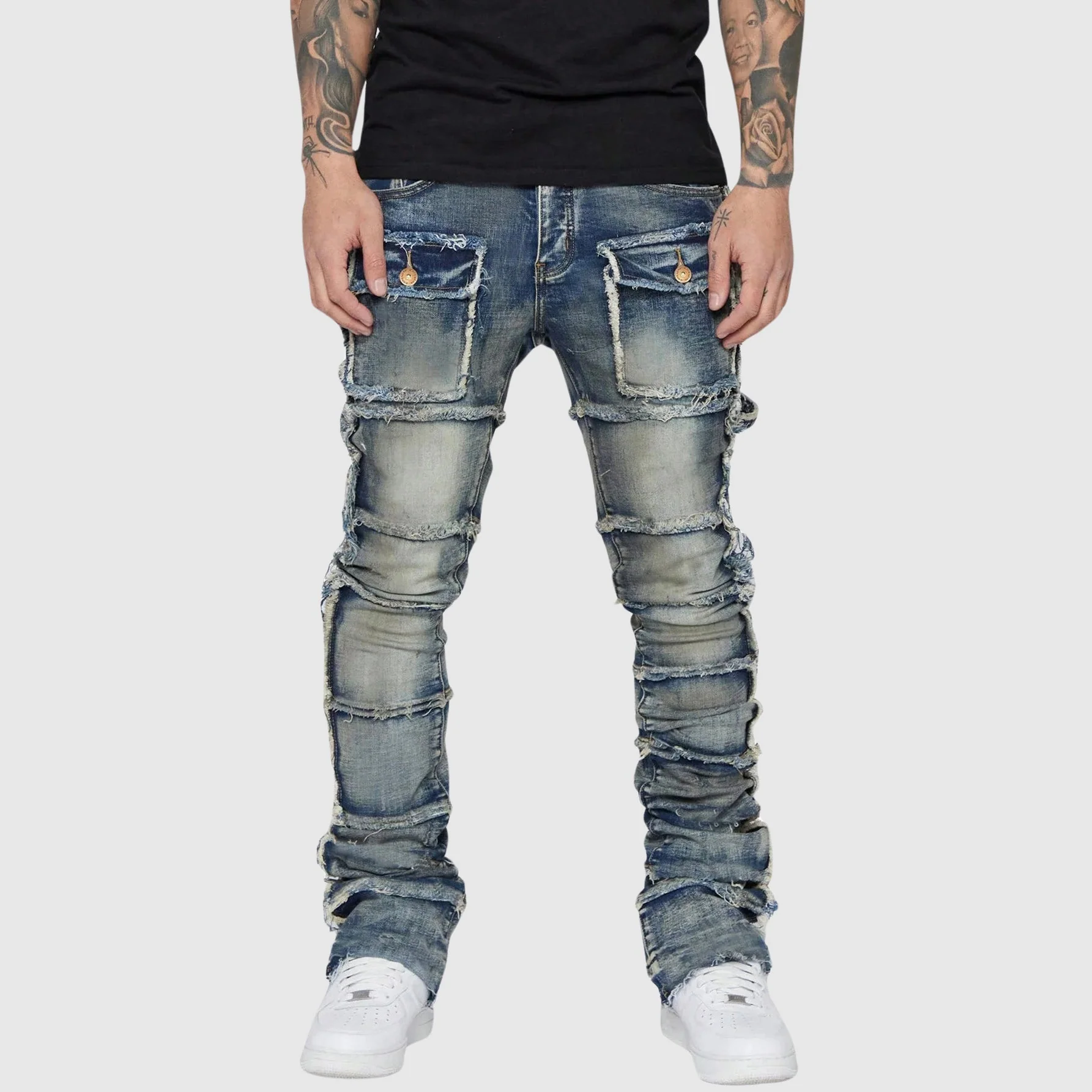 Felix Grant Distressed Denim Jeans - Image 3
