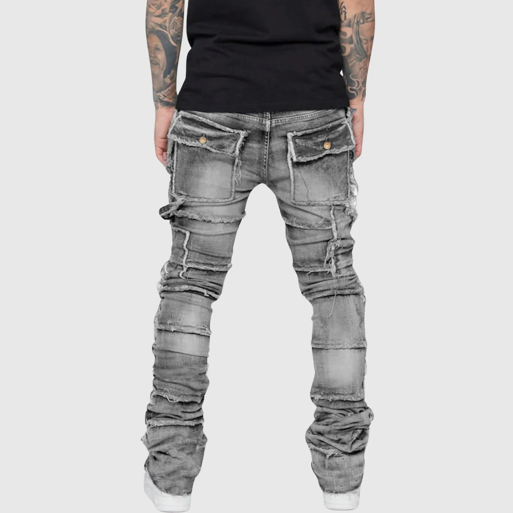 Felix Grant Distressed Denim Jeans - Image 4