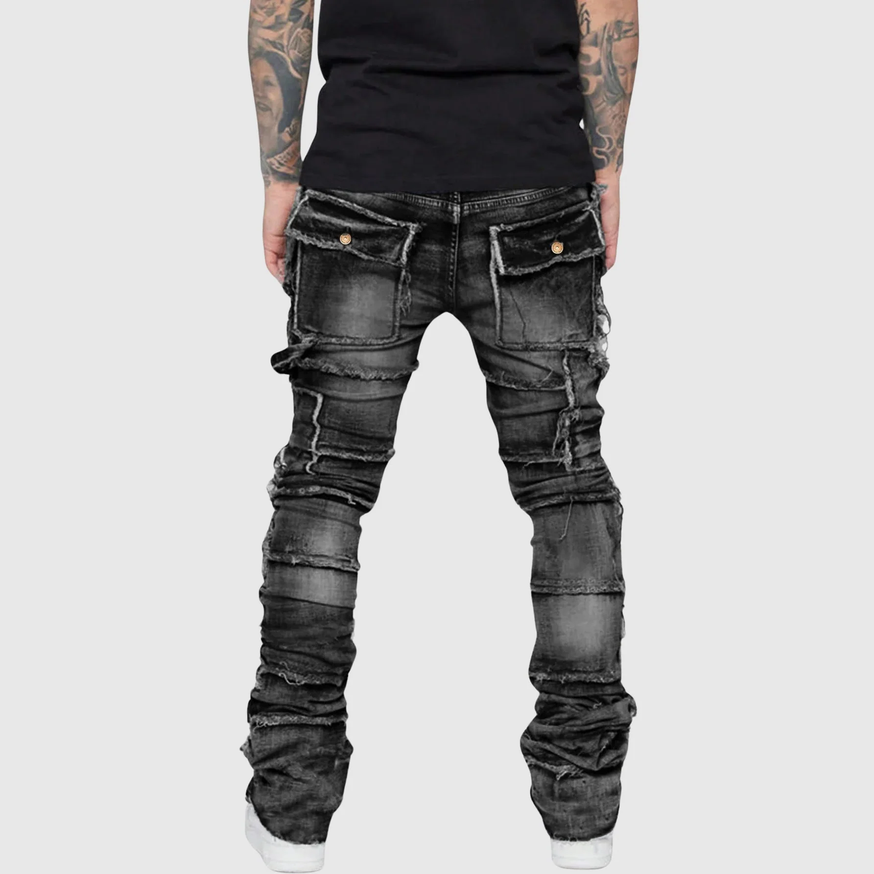 Felix Grant Distressed Denim Jeans - Image 5
