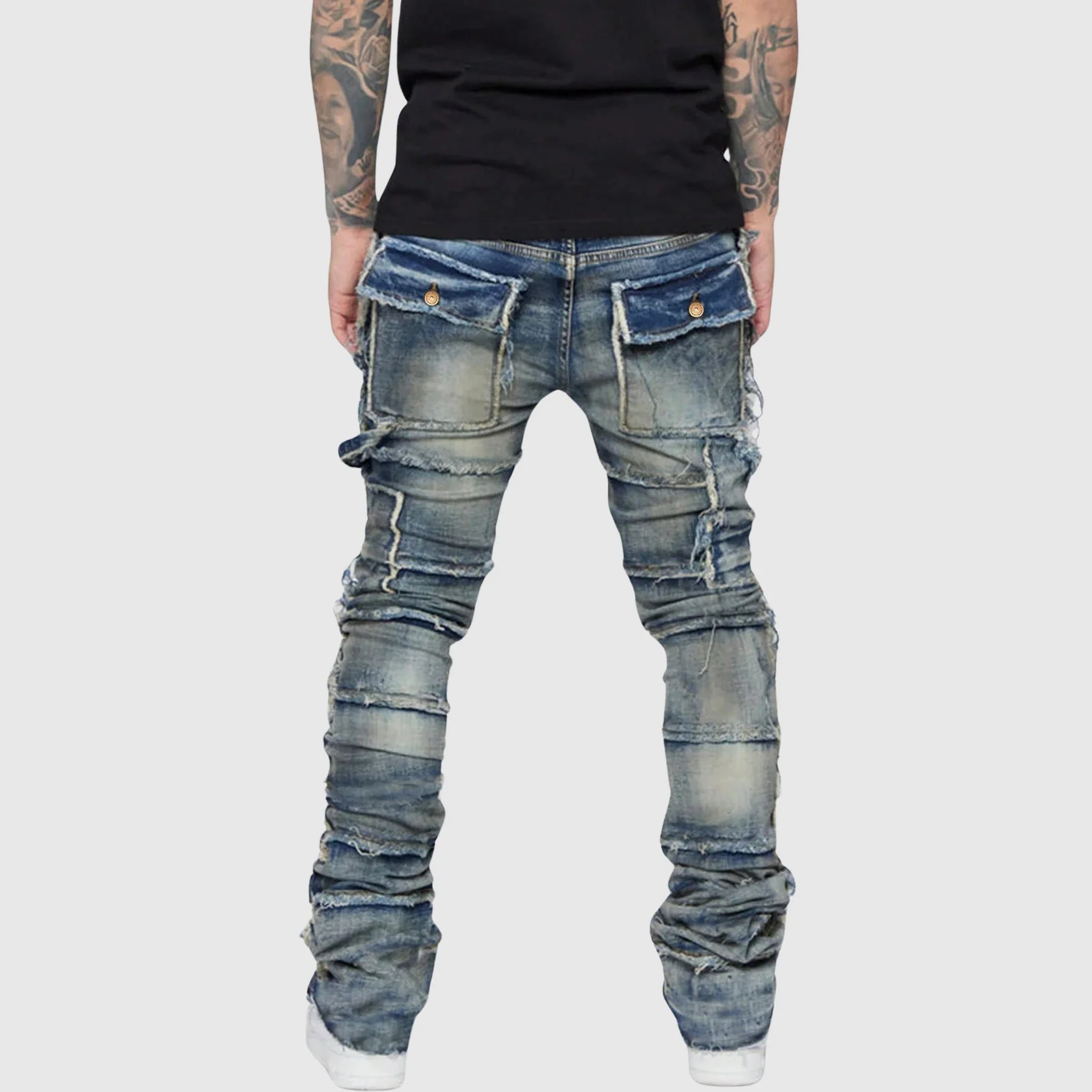 Felix Grant Distressed Denim Jeans - Image 6