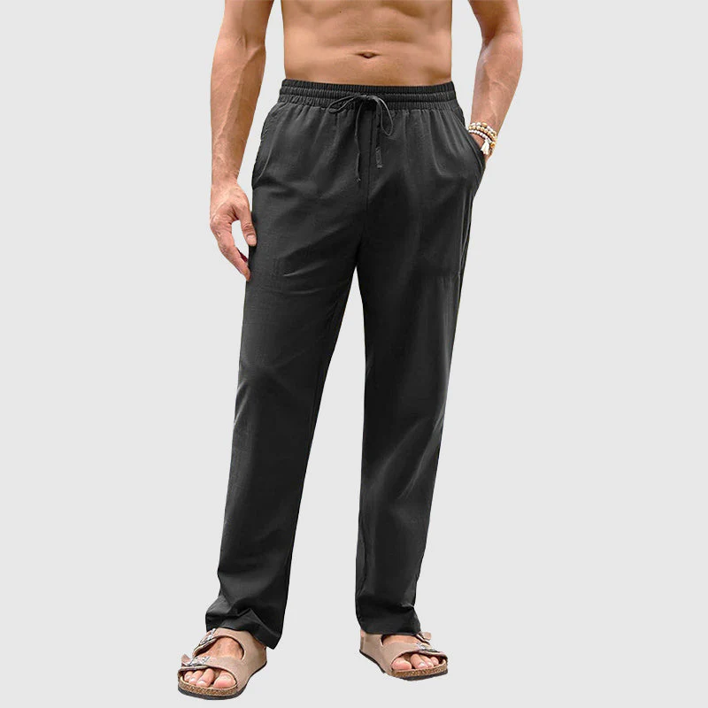 Felix Grant Drawstring Straight-Leg Pants - Image 2