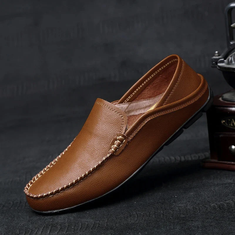 Felix Grant Leather Driving Loafers - Image 3