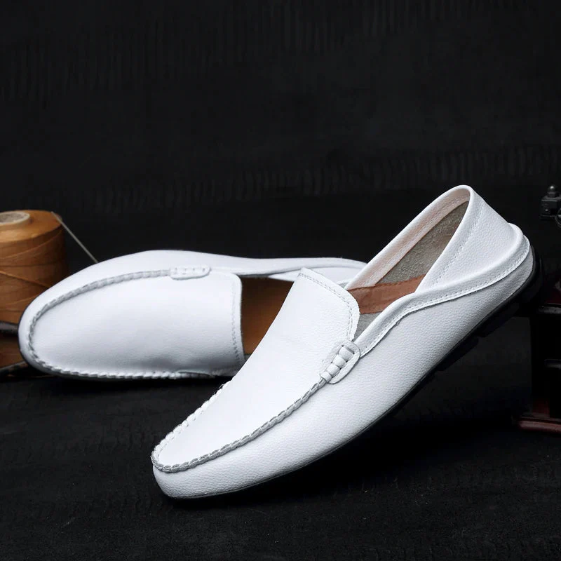 Felix Grant Leather Driving Loafers - Image 4