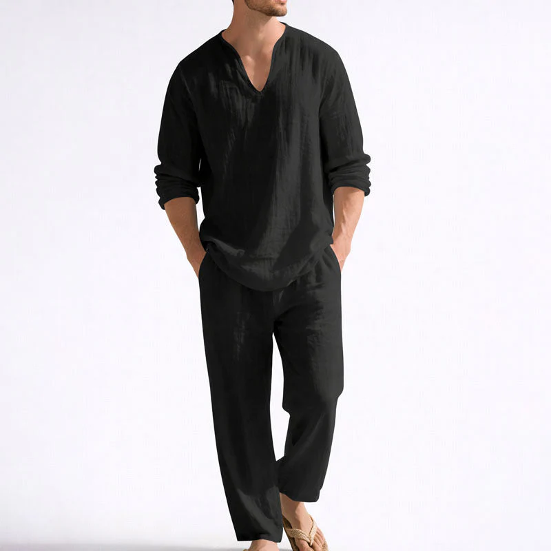 Felix Grant Relaxed Two Piece Linen Set - Image 2