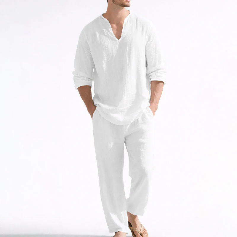 Felix Grant Relaxed Two Piece Linen Set - Image 3