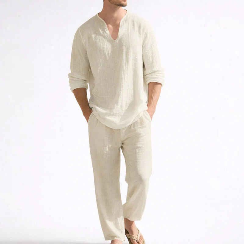 Felix Grant Relaxed Two Piece Linen Set - Image 4