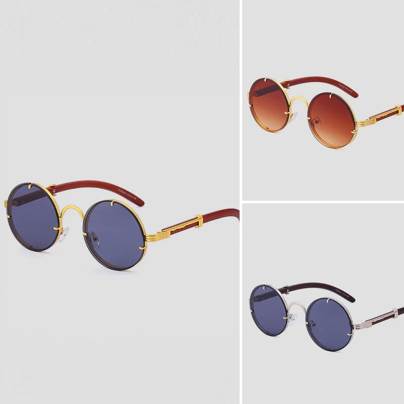 Lennon Retro Round Sunglasses - Image 6