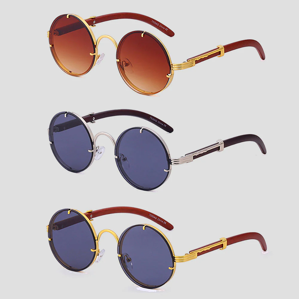 Lennon Retro Round Sunglasses - Image 7