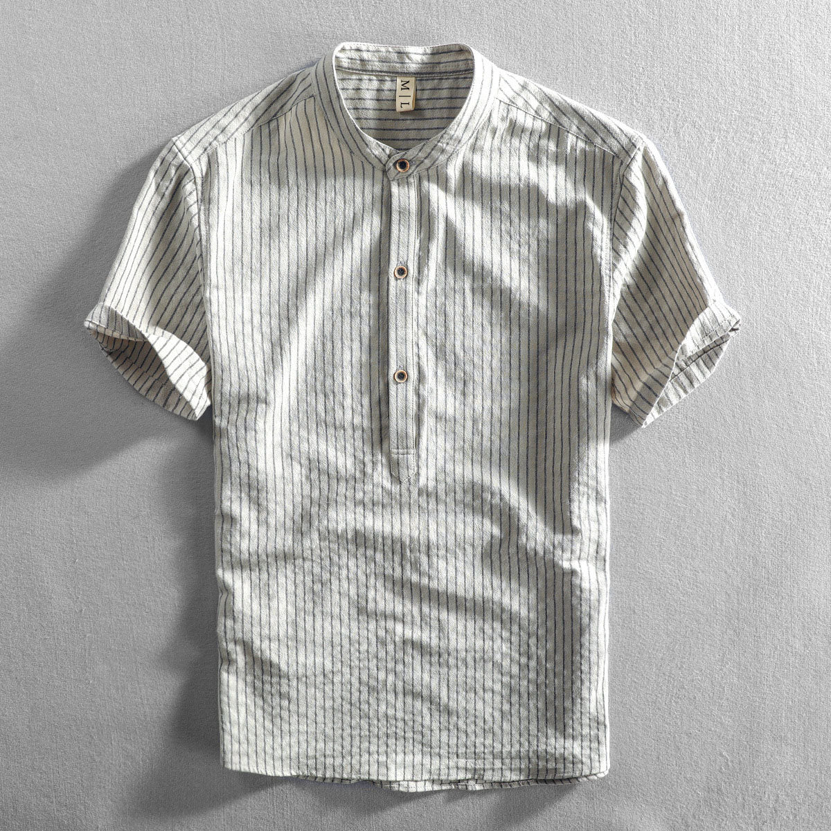 Felix Grant Striped Cotton Shirt - Image 3