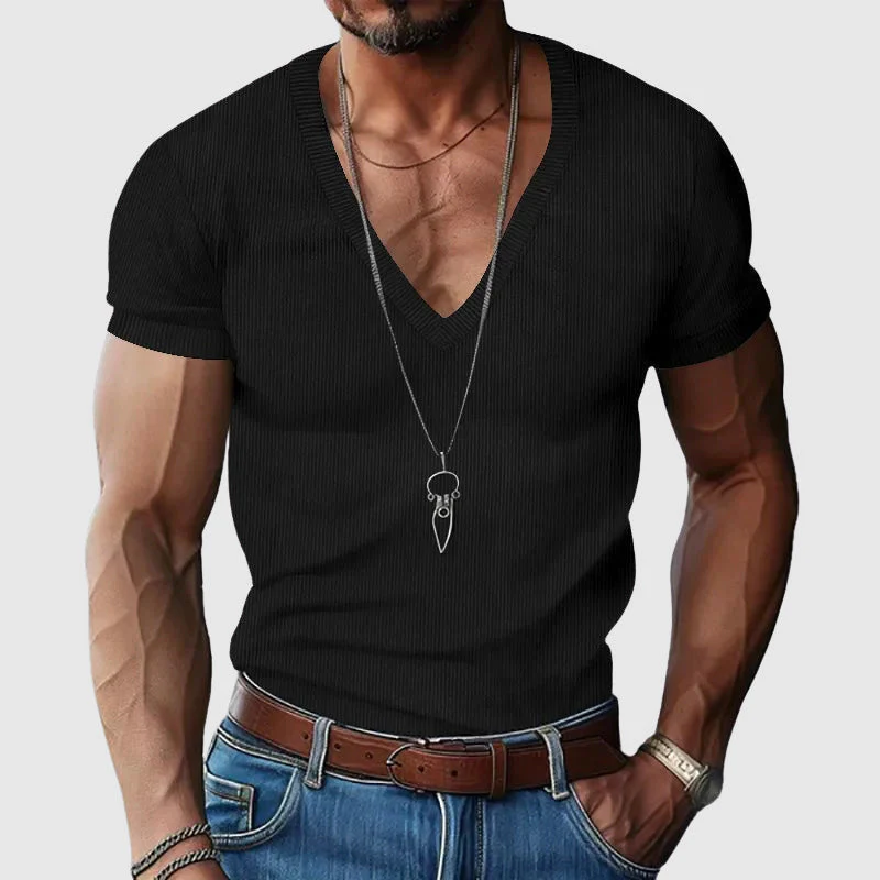 Felix Grant V-Neck Casual Shirt - Image 2