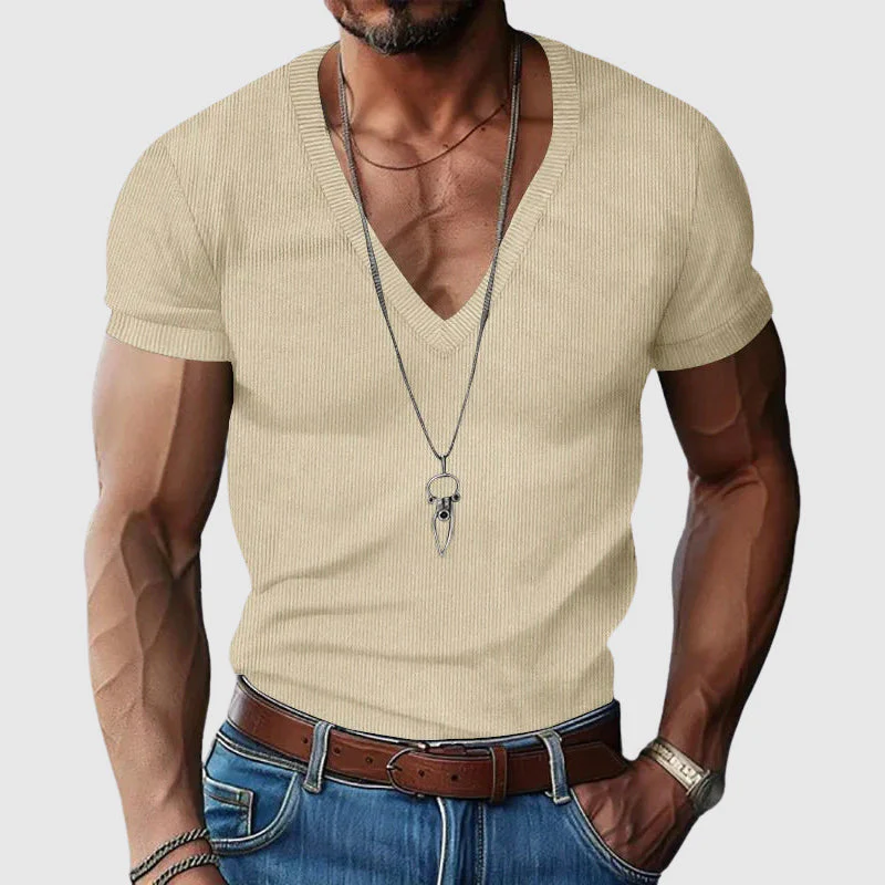 Felix Grant V-Neck Casual Shirt - Image 3