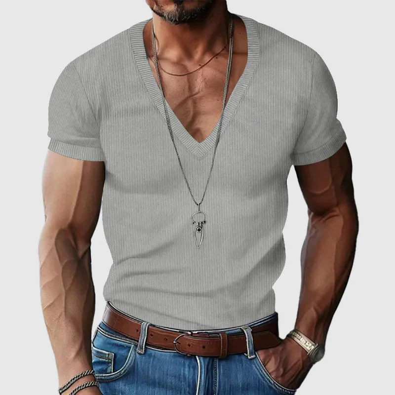 Felix Grant V-Neck Casual Shirt - Image 4