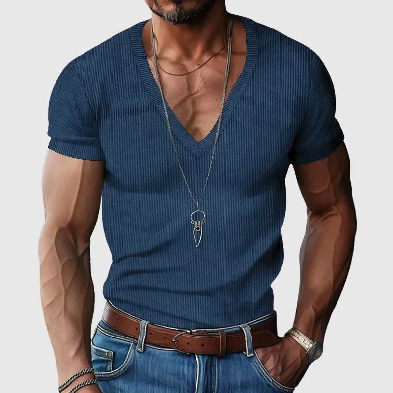 Felix Grant V-Neck Casual Shirt - Image 5