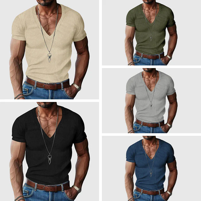 Felix Grant V-Neck Casual Shirt - Image 6