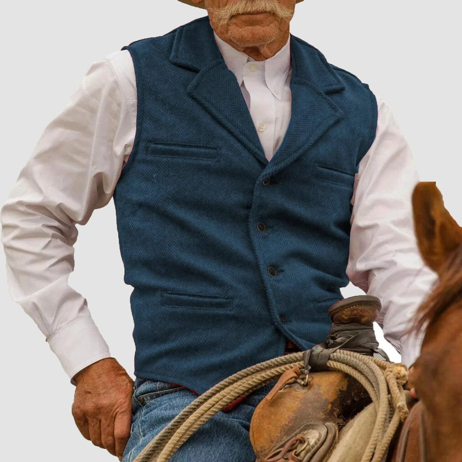 Felix Grant Vintage Couture Vest - Image 4