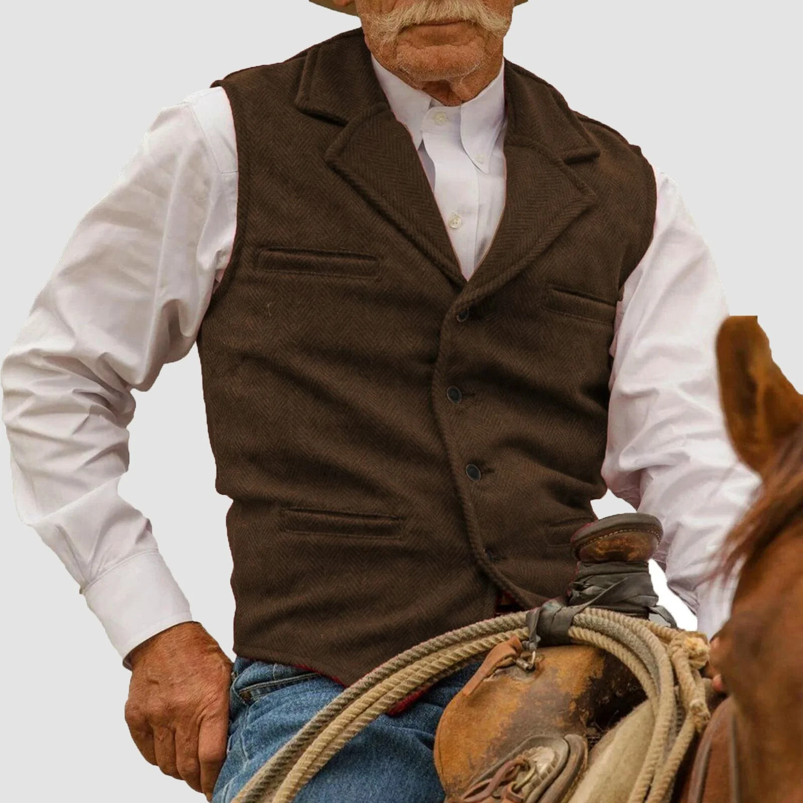 Felix Grant Vintage Couture Vest - Image 5