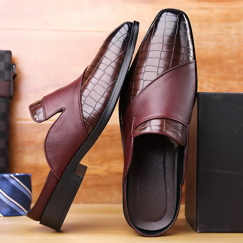 François Blanchet Mule Shoes with Textured Upper - Image 4