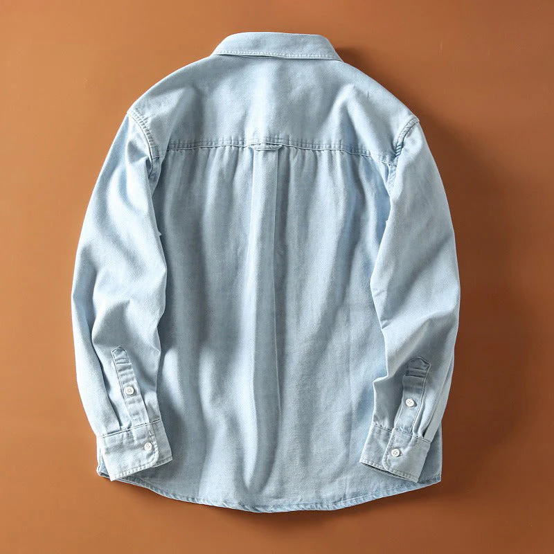 François Blanchet Retro Denim Shirt - Image 3