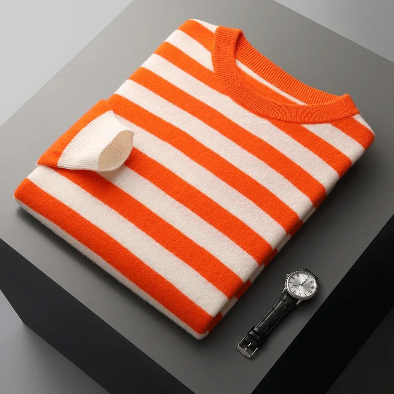 François Blanchet Striped Cashmere Sweater - Image 4