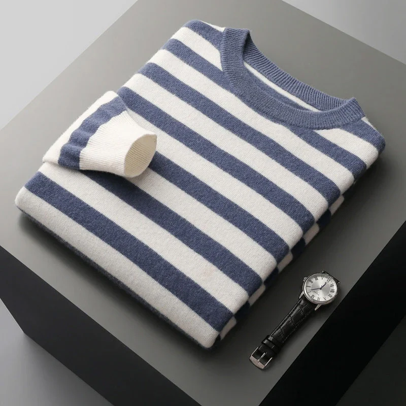 François Blanchet Striped Cashmere Sweater - Image 5