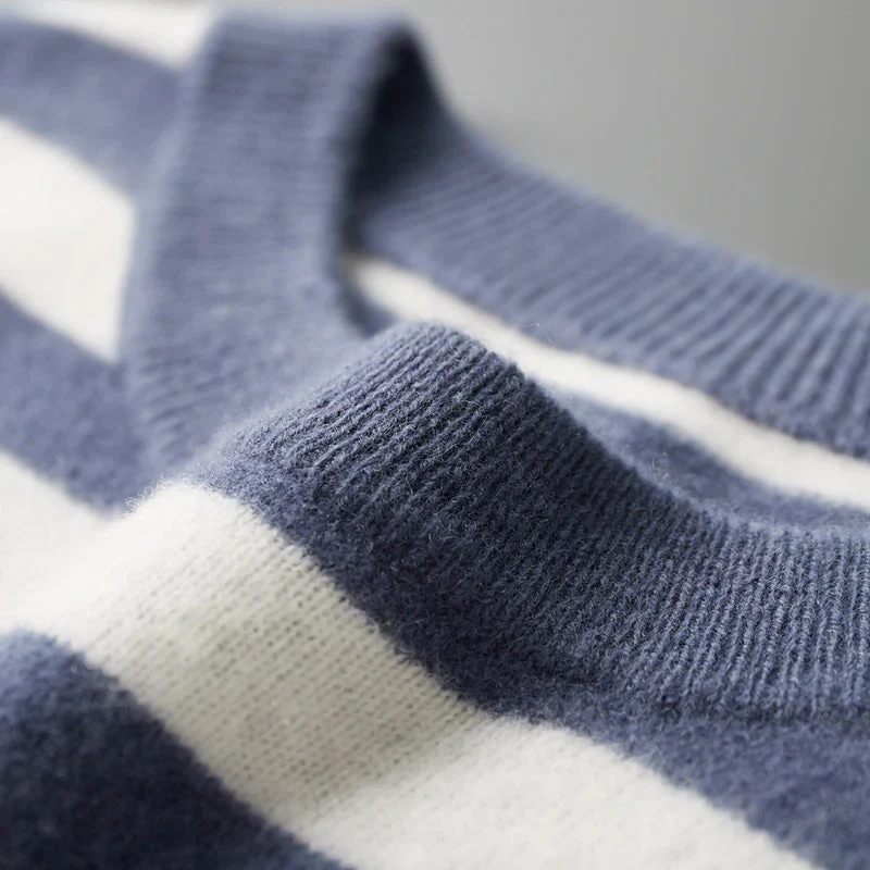 François Blanchet Striped Cashmere Sweater - Image 8