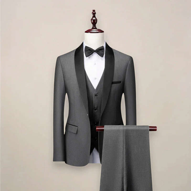 François Blanchet Three-Piece Formal Tuxedo Suit - Image 2