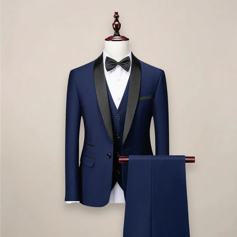 François Blanchet Three-Piece Formal Tuxedo Suit - Image 3