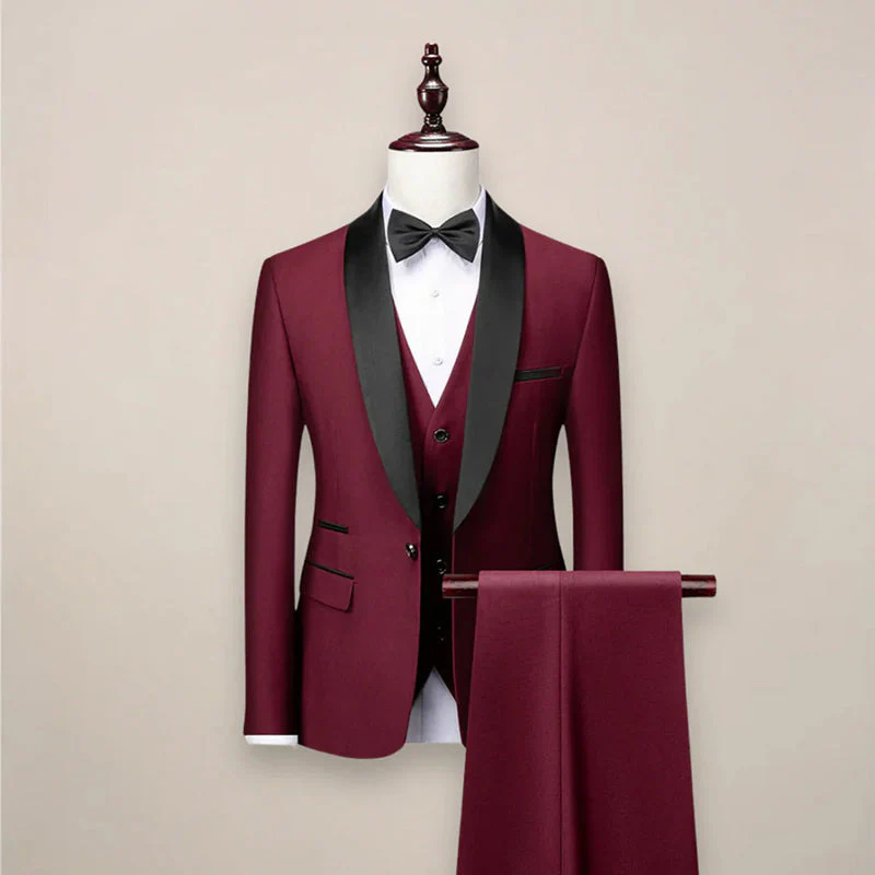 François Blanchet Three-Piece Formal Tuxedo Suit - Image 4
