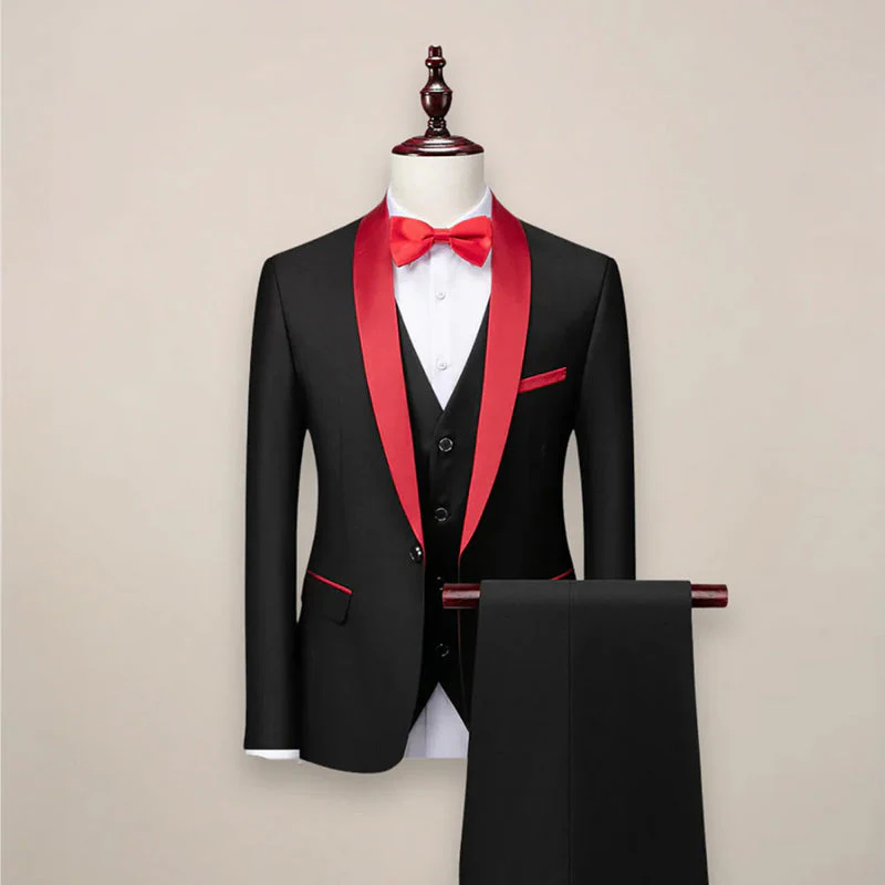 François Blanchet Three-Piece Formal Tuxedo Suit - Image 5