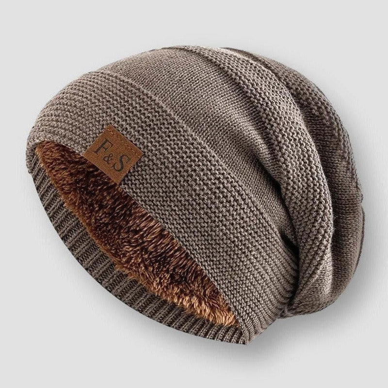 Frost & Stitch Fleece Knit Beanie - Image 2