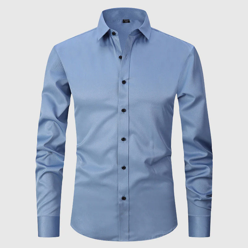 Henri L'Éclatant Slim-Fit Stretch Dress Shirt - Image 3