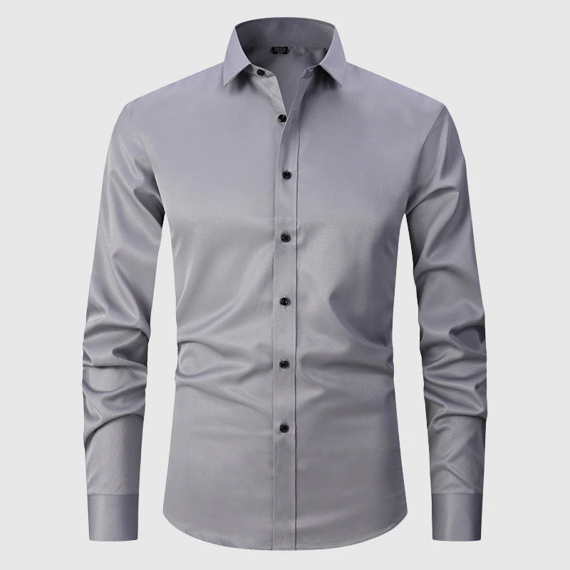 Henri L'Éclatant Slim-Fit Stretch Dress Shirt - Image 4