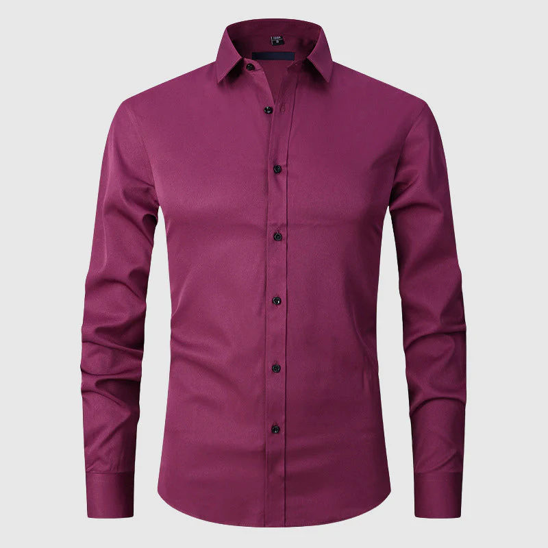 Henri L'Éclatant Slim-Fit Stretch Dress Shirt - Image 5