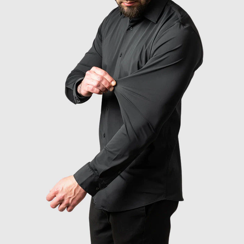 Henri L'Éclatant Slim-Fit Stretch Dress Shirt - Image 7
