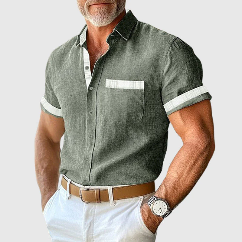 Il Gentiluomo Linen Shirt by Roberto Russo - Image 3
