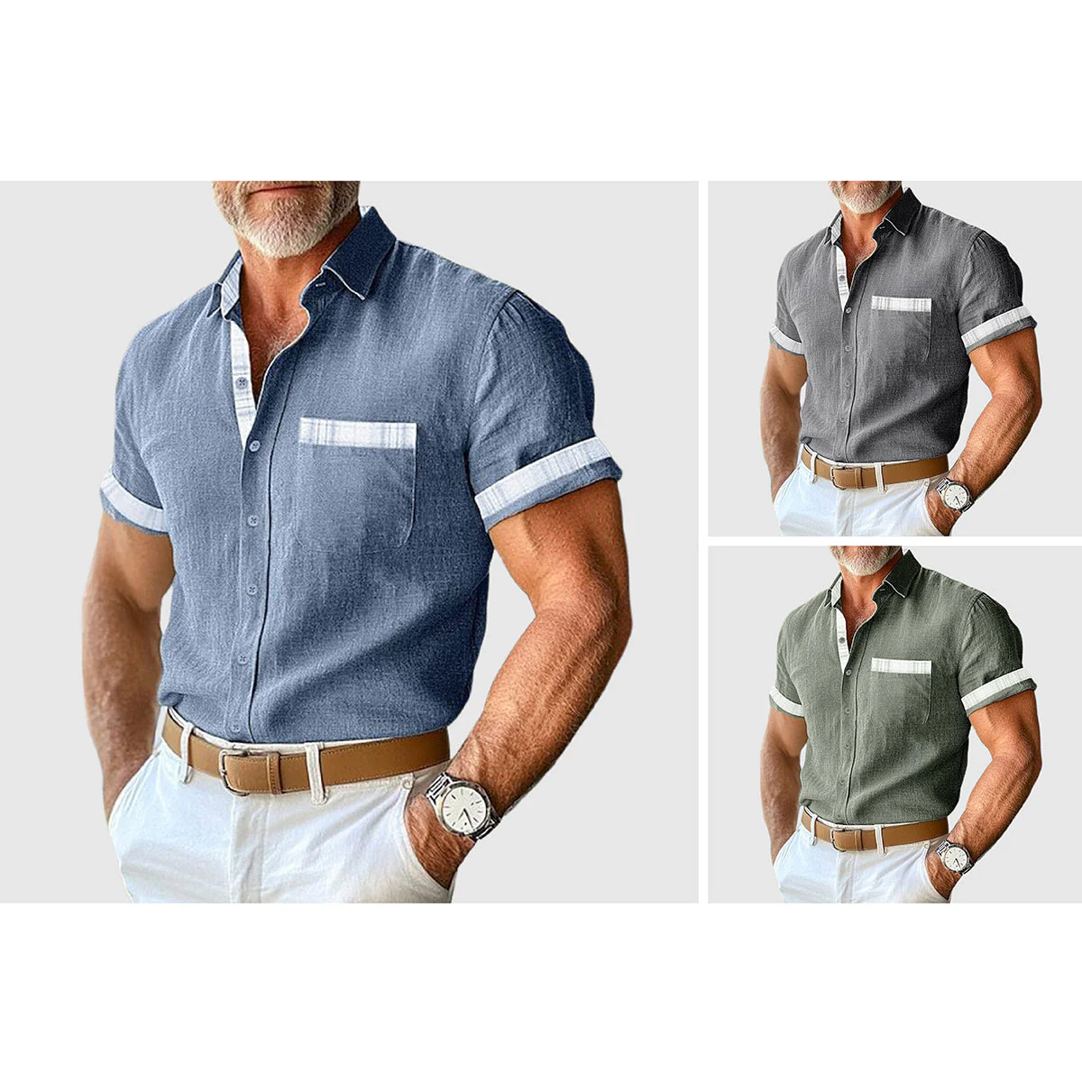 Il Gentiluomo Linen Shirt by Roberto Russo - Image 5