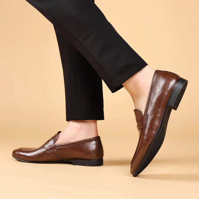 Imperial Handcrafted Leather Dress Loafers - Image 9