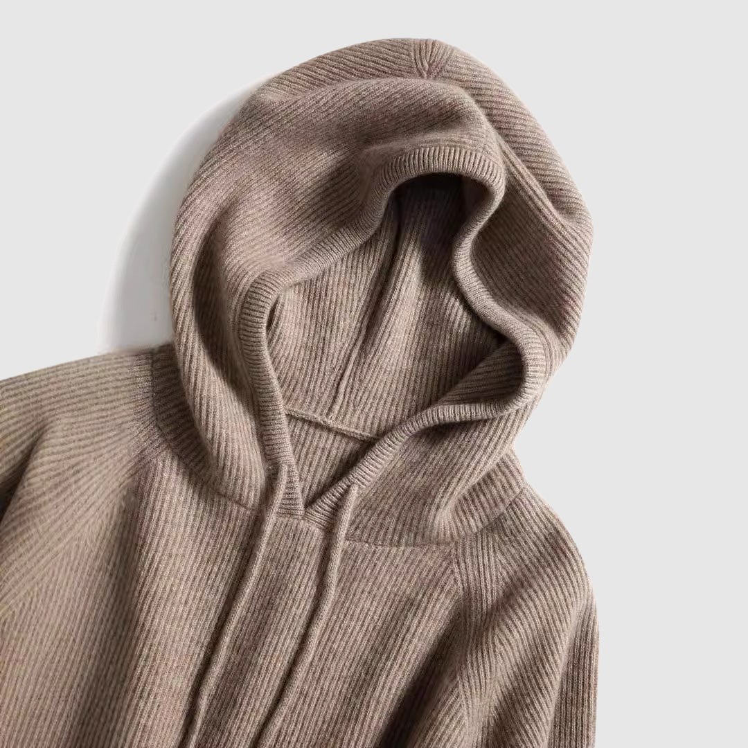 Knitted Cashmere Hooded Women’s Winter Sweater - Image 5