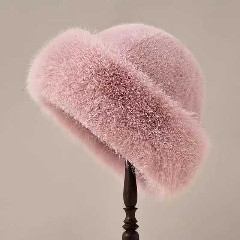 La Magia Faux Fur Hat by Giuliana - Image 2