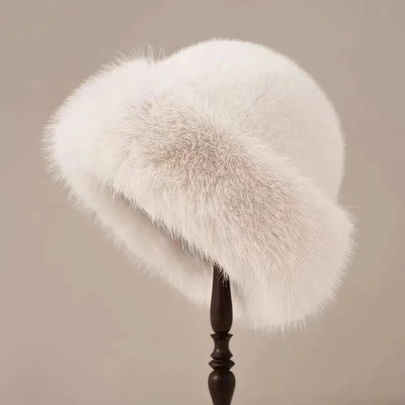 La Magia Faux Fur Hat by Giuliana - Image 3