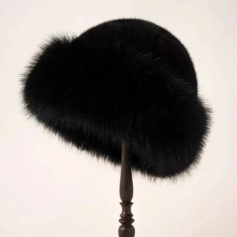 La Magia Faux Fur Hat by Giuliana - Image 4